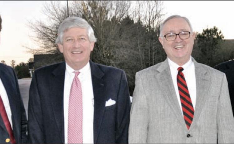 In 2013 Elliott Brack was honored by The Red & Black, UGA’s independent newspaper. He had served as its board chairman for 33 years. Before the celebratory dinner, my sons, Alan, left, and Eric, right, and I got an opportunity to visit with Elliott, second from right. He died May 15 at the age of 90. Photo courtesy of Dink NeSmith.