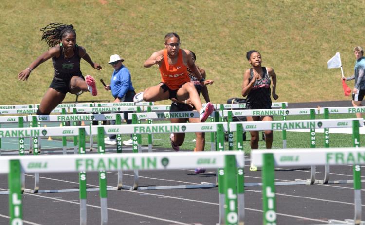 Freshman track and field athlete Cheyenne Rucker earns Athlete of the Week. Photo by Shane Scoggins.