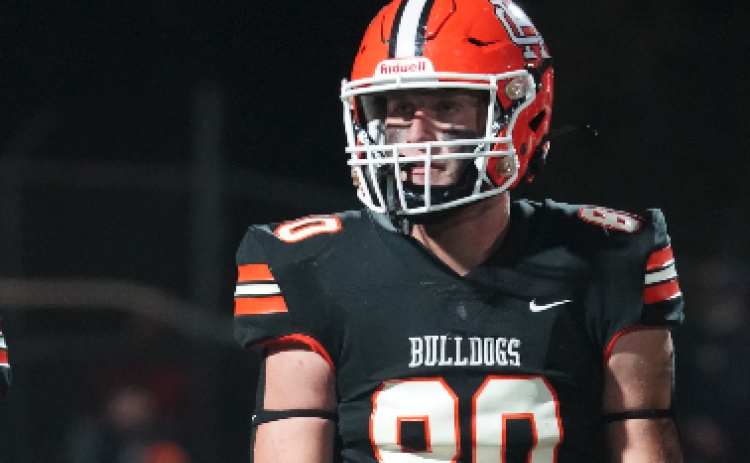 Coleman Moore, recent graduate and former tight end for Hart County, was named to the 2026 NFF Team of Distinction May 27. Photo by Ric Williams.