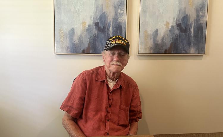 91-year-old Brookdale resident John Kight is loving life. Photo by Madison Linton.