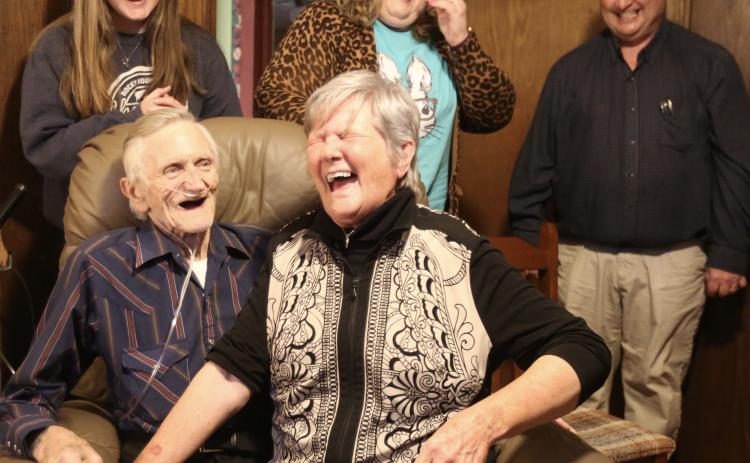 Granny Mo is always the life of any room she's in, as her laughter is contagious. We took these family photos with a tripod around Easter 2023, right after we found out about my Daddy's cancer diagnosis and five months before my Papa Bird died. Photo by Rose Scoggins.