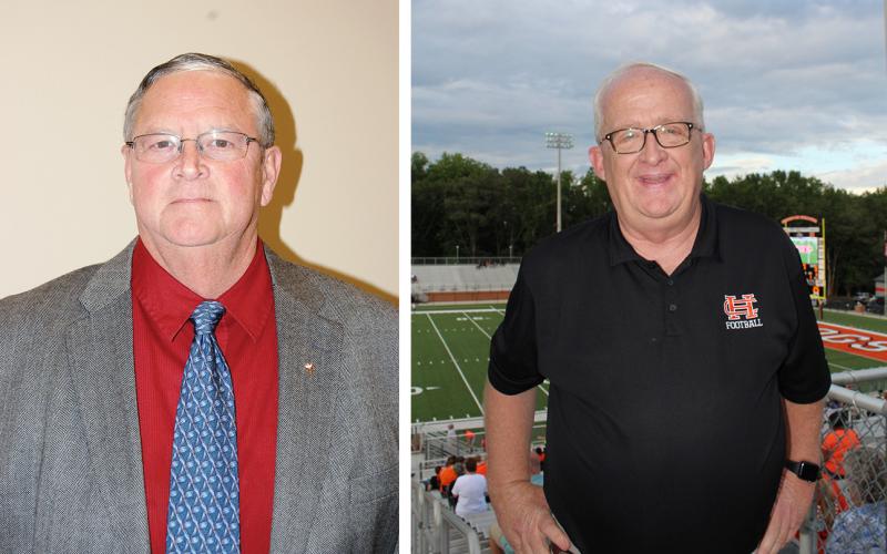 Bill Griggs, left — Stephen "Doc" Ayers, right