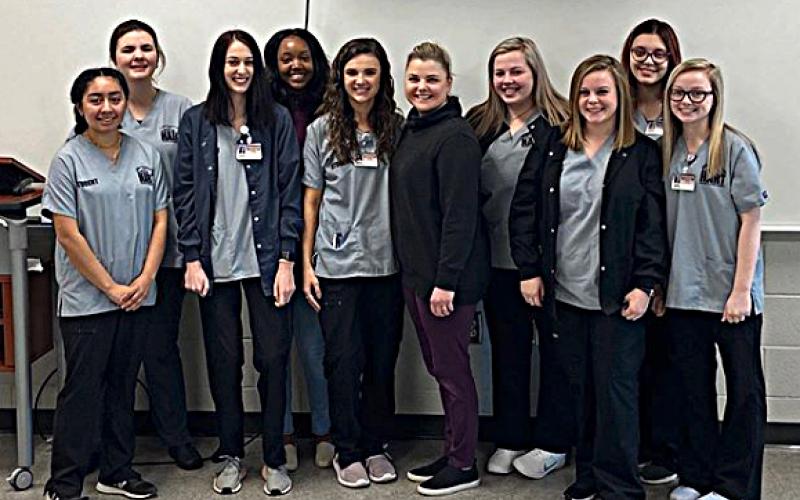 Photo submitted - A group of nursing students at Hart College and Career Academy recently became Certified Nursing Assistants.