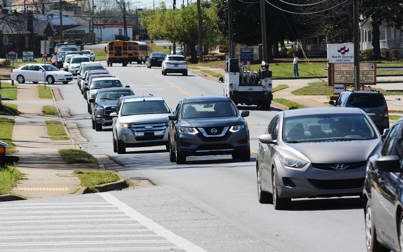 Traffic is a growing concern among some residents in Hartwell.