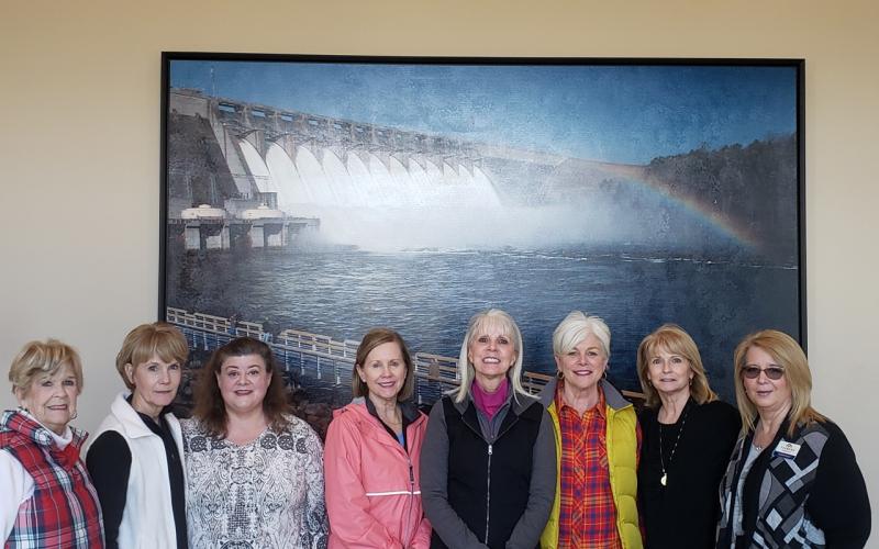 The Main Street Steering Committee pictured from left to right are Tammy Hutchinson, Peggy Vickery, Michelle Wetherbee, Dru Ann Williams, Helene Brown, Henley Cleary, Colleen Oberg, Elizabeth Brewer.