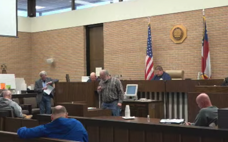Hart County commissioners, the Hartwell City Council and other local officials say the invocation at the Hart County Courthouse on Tuesday during an emergency called meeting to make a local emergency declaration. 