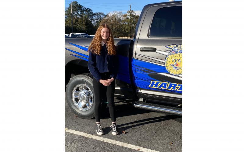 Nataleigh Martin represented Hart College and Career Academy this last fall in the Area II Creed Speaking Career Development Event. The events were developed to challenge FFA members to develop critical thinking skills and effective decision-making skills.