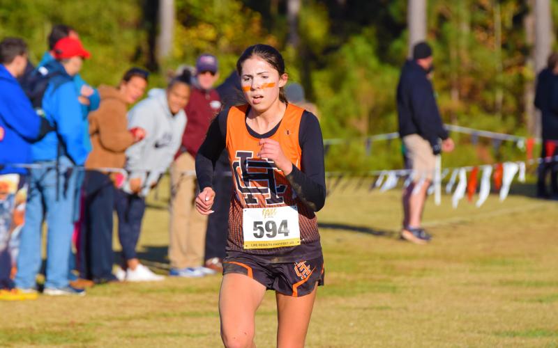 Melody Blomberg finished 10th overall at the region meet on Saturday, Oct. 22.