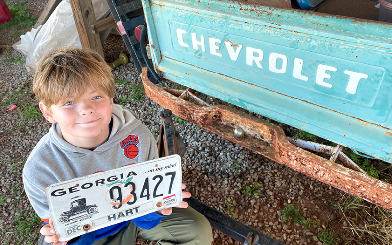 Bayard, son of Eric and Connell NeSmith, will be 11 on May 17. But the birthday that excites him the most is his 16th, when he will get the keys to Sweet Pea, a 1969 Chevy pickup.