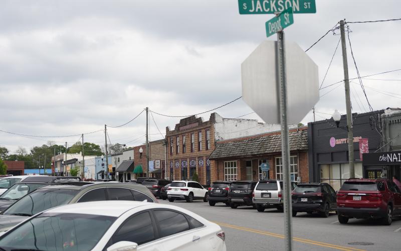 Buildings on Depot Street are set to receive new lights, set across the top of the buildings, to replace older lights that have been obsolete for the last couple of years. The city council approved $55,000 to be spent on the lights and installation during Monday’s meeting.