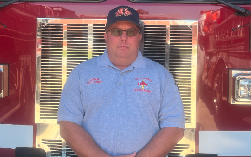 Captain Scott Crump has been with the Hartwell Fire Department since 1998 and was recently voted the best firefighter in The Hartwell Sun’s Best of Hartwell edition in July. 