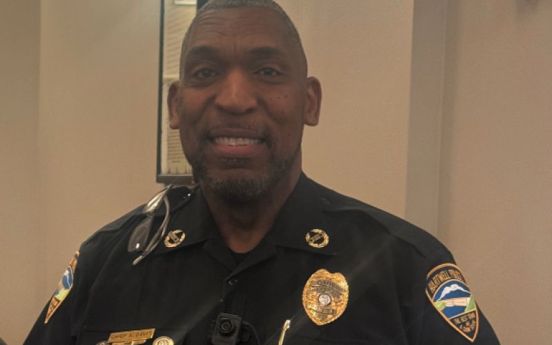 Hartwell Chief of Police Anthony Davis .