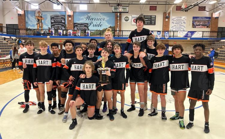 The Hart County High School Mat Dogs finished second at the region duals hosted at Oconee County High School on Saturday, Jan. 7 and will advance to sectionals at Long County on Saturday, Jan 14.