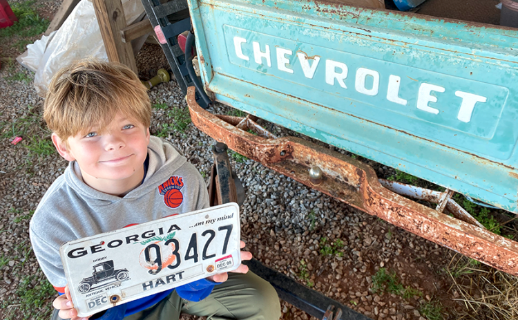 Bayard, son of Eric and Connell NeSmith, will be 11 on May 17. But the birthday that excites him the most is his 16th, when he will get the keys to Sweet Pea, a 1969 Chevy pickup.