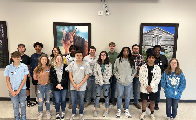 Pictured are the current REACH scholars in the Hart County Charter System who recently attended an annual barbecue. Pictured are, from left to right, back row, Dalton Harris, Devin Blakely, Edith Rico-Ortiz, Faustino Rangel, Austin Mercer, Tyler Bowers, Mason Carey, Malachi Wells, front row, Aiden Sanders, Alana Ramey, Cameron Heaton, Alex Del-Rio Magana, Emily Evans, Jeremiah Mattox, Alvin Franco-Gallegos and Dakota Dooley.