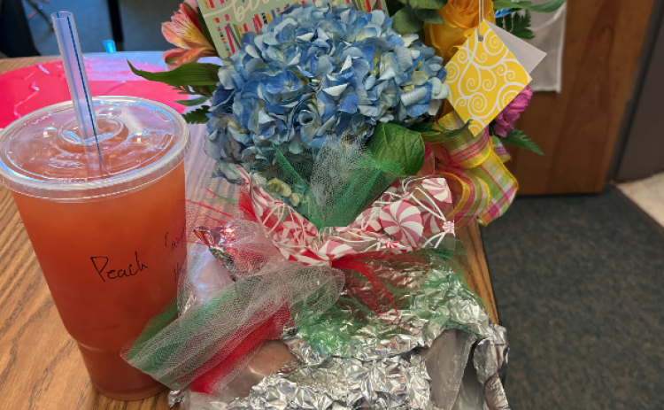 Through the ‘Live to Give’ project, the Hart County community and churches have blessed teachers, anonymously, with gifts, food, flowers and more throughout the school year. 