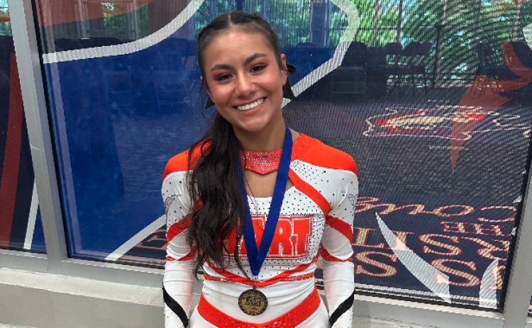 Senior Hart County High School competition cheerleader McKinley Ivester made the top 16 for cheerleader of the year, and also earned a spot on the All-State Cheerleading Team for Class A through AAAA. She also earned a scholarship for making the top 16.