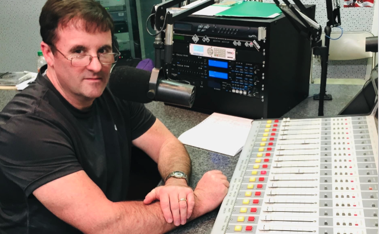 WKLY’s Mike Atkins celebrates 40 years on air this year. 