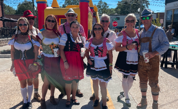 Patrons of the 2022 HartOberFest. The festival raises money for the Hart County Animal Rescue.
