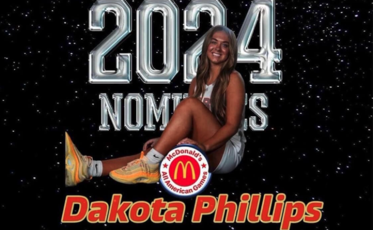 Senior guard Dakota Phillips was nominated to compete in the 2024 McDonald’s All American game in Houston, Tx.